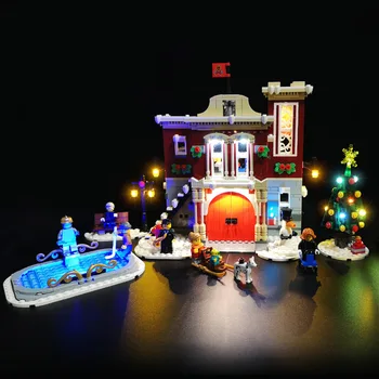 

10263 LED Battery Powered LED Lighting Kit for Winter Village Fire Station 10263 Basic / Classic/Updated Version Christmas Gift