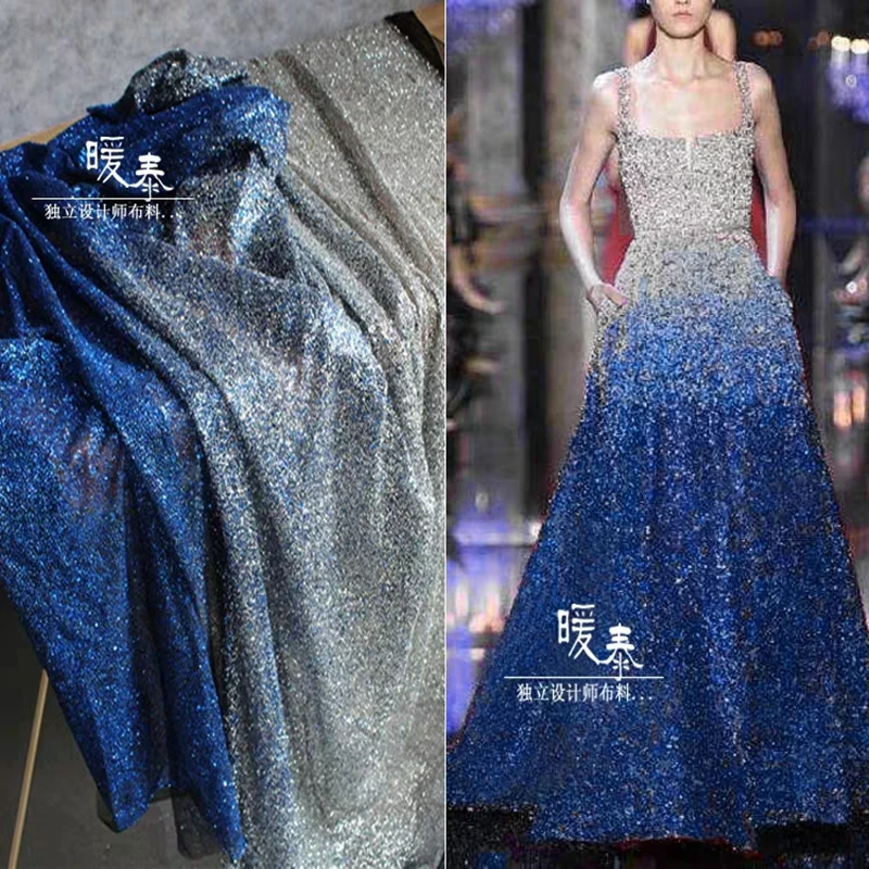 Glitter Bronzing Tulle Fabric Sparkle 