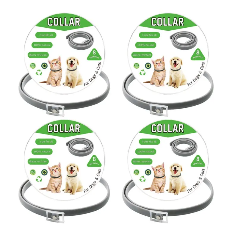Dogs Cats Prevention Adjustable Collar For Cat Pet Lead Supplies Tick Prevention Treatment Comfortable And Breathable Simple