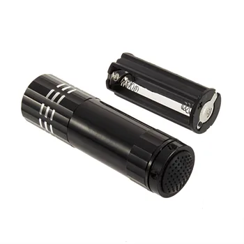 

2018 HOT sale and high quality Classic 9 LED Aluminum Flashlight Lamp Small Flashlight Emergency Camping new arrival
