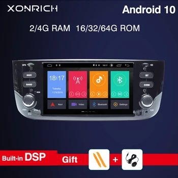 

DSP 4GB 64G Autoradio 1 Din Android 10 Car DVD Player Stereo For Fiat/Linea/Punto evo 2012-2015 Multimedia GPS Navigation RDS