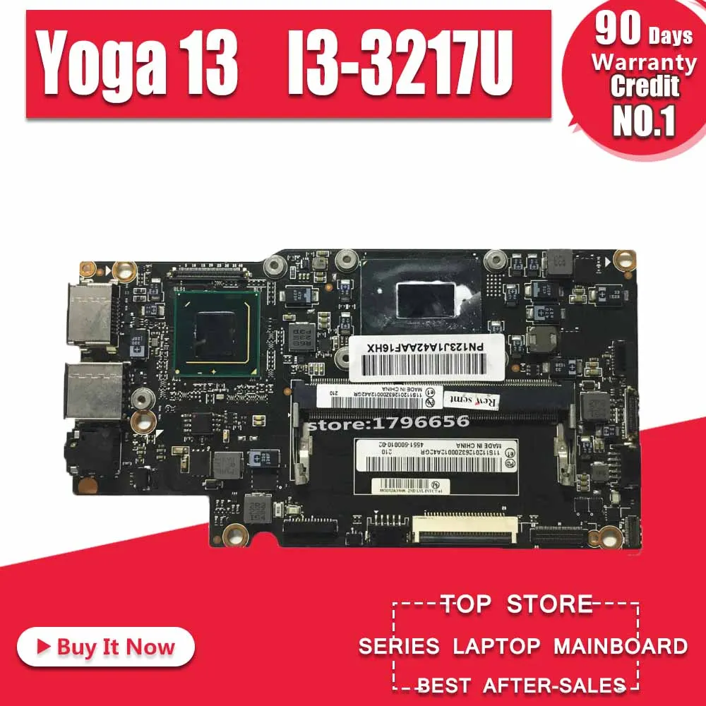 Yoga 13 материнская плата для lenovo yoga 13 yoga 13 материнская плата для ноутбуков FRU: 90000652 с I3-3217U процессором HM76 тест