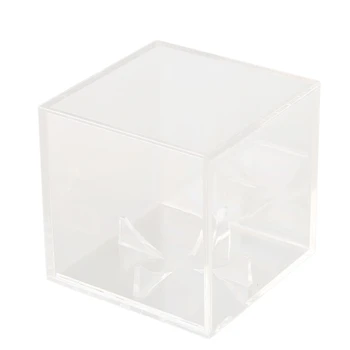 

HOT-Acrylic 9 Inch Baseball Box Display Golf Tennis Ball Transparent Case for Souvenir Storage Box Holder Uv Protection Dustproo