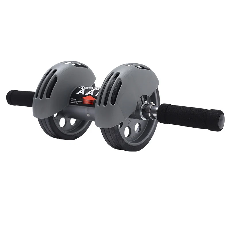 Abdominal Muscle Exercise Home Fitness Equipment Double Wheel Abdominals Power Wheels Ab Roller Trainer Fitness Equipments