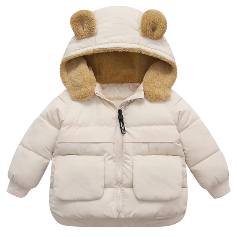 Fashion Christmas Outerwear Winter boys and Girls Fur Down Clothing 90% Children's Down Jacket Newborn coat