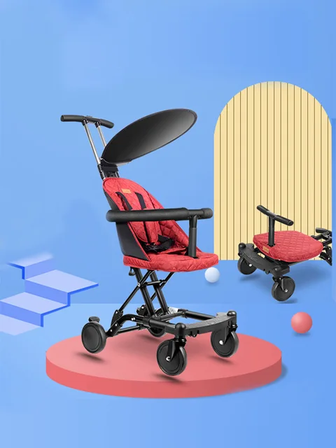 $US $228.00  2019 New Baby stroller folding light baby four wheel high landscape trolley
