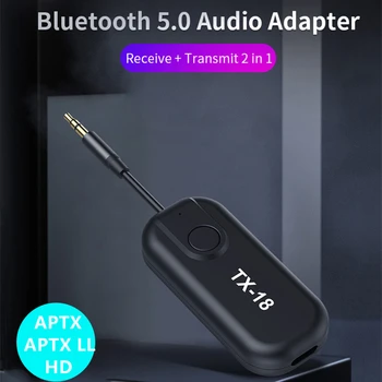 

Bluetooth 5.0 audio transmitter receiver aux car TV speaker amplifier desktop laptop headset aptx wireless adapter
