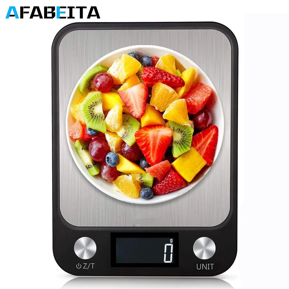 

10kgx1g LCD Display Stainless Steel Kitchen Scale High Accurate Weighing Food Scale Cooking Tools Balance
