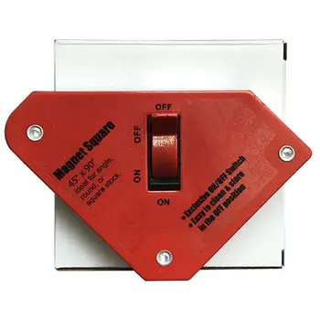 

30Lb ON/Off Switch Magnetic Welding Holder Soldering Locator Strong Magnetic Clamp Arrow Welder Positioner Fixture Welding Tool