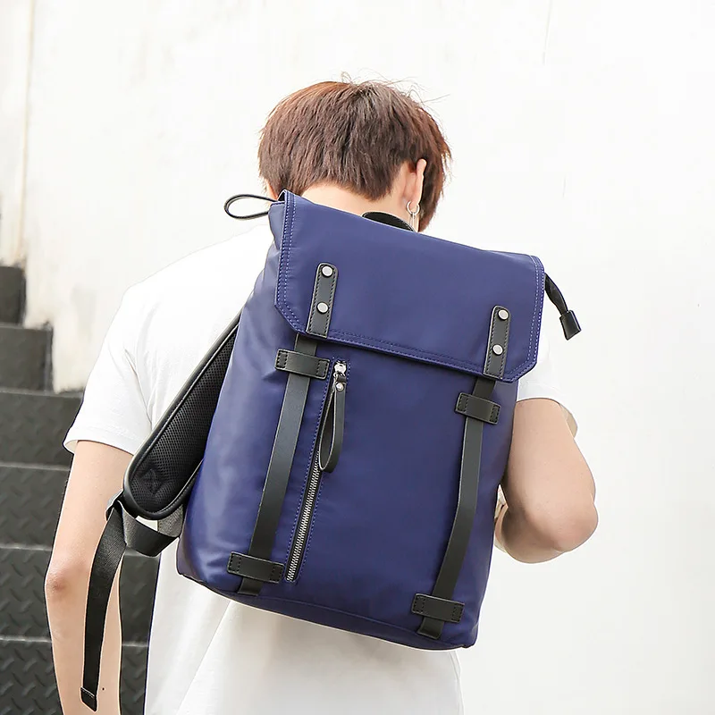 

New Style Oxford Cloth Backpack Men's Waterproof Backpack Casual Computer Bag Men Schoolbag Customizable