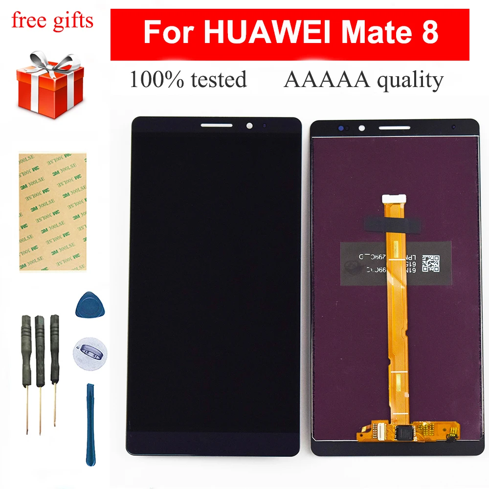 

6'' For HUAWEI Mate 8 LCD Display For Mate 8 LCD Touch Screen Digitizer Sensor Assembly Replacement free shipping Mate8 NXT-L29