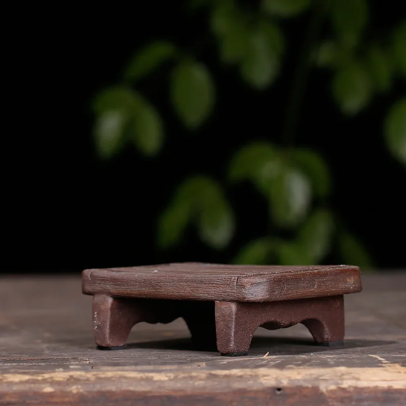 Raw Ore Clay Imitation Wood-grain Yixing Clay Teapot Asked Clay Decoration Accessories Wholesale Tea Drag a Generation of Delive
