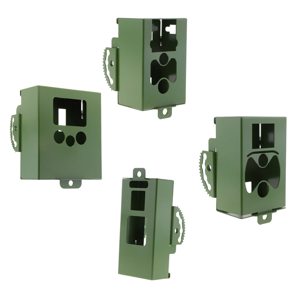 

Hunting Camera Safety Box Security Protection Metal Case Iron Lock Box 4Size