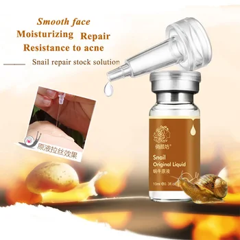 

QYANF Pure Snail Slime Mucus Extract Same As Snail Crawling On The Face Treatment Beauty Salon Equipment beauty 10ml