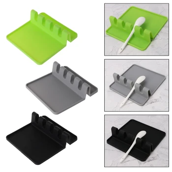 

Silicon Kitchen Organizer Cooking Tool Holder Tableware Rack Spoon Storage Shelf