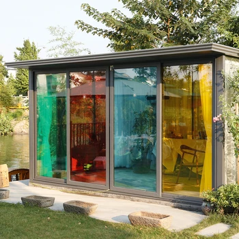 

HOHOFILM Yellow/Blue Window Film Decorative glass sticker Anti UV Window Tint for House Sticker 50cmx300cm