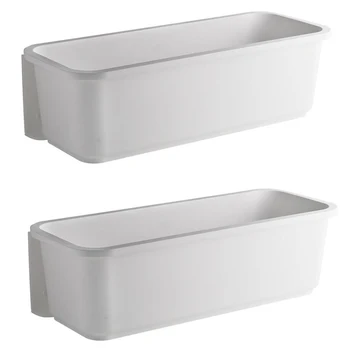 

2 Pcs Multifunctional Hanging Storage Basket Wall-Mounted Storage Kitchen Drawer Shelf Rack Cabinet Push-Pull Basket