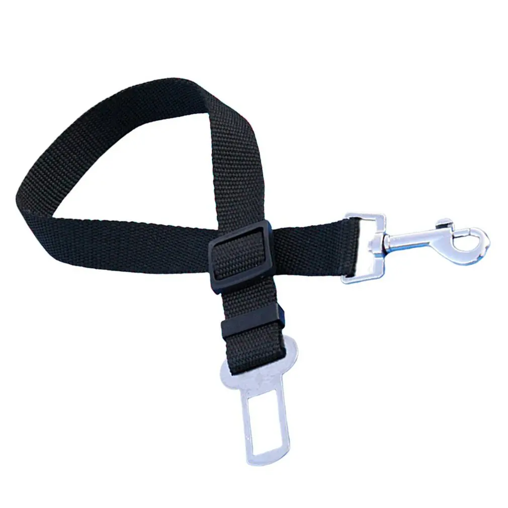 Автомобильный ремень безопасности для питомца собаки кошки регулируемый ремень безопасности поводок для маленьких средних собак дорожный зажим товары для домашних животных