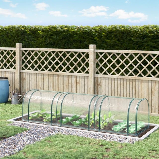 Outsunny Invernadero de Terraza 120x60x60 cm Caseta de Jardín Acero con 2  Ventanas Enrollables Vivero Casero para Cultivo de Plantas Verduras Flores  Verde