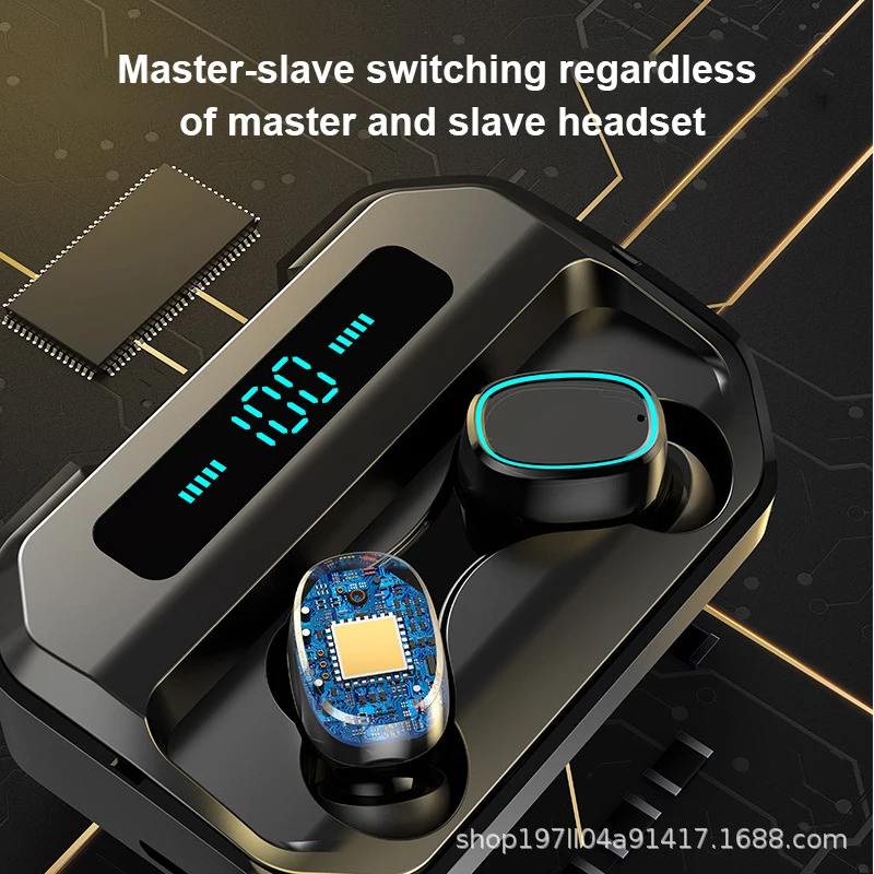 Bluetooth earphone Bluetooth Earbuds For Iphone Samsung Android Wireless Earphone For IPX5 WaterProof Earphones Headphone