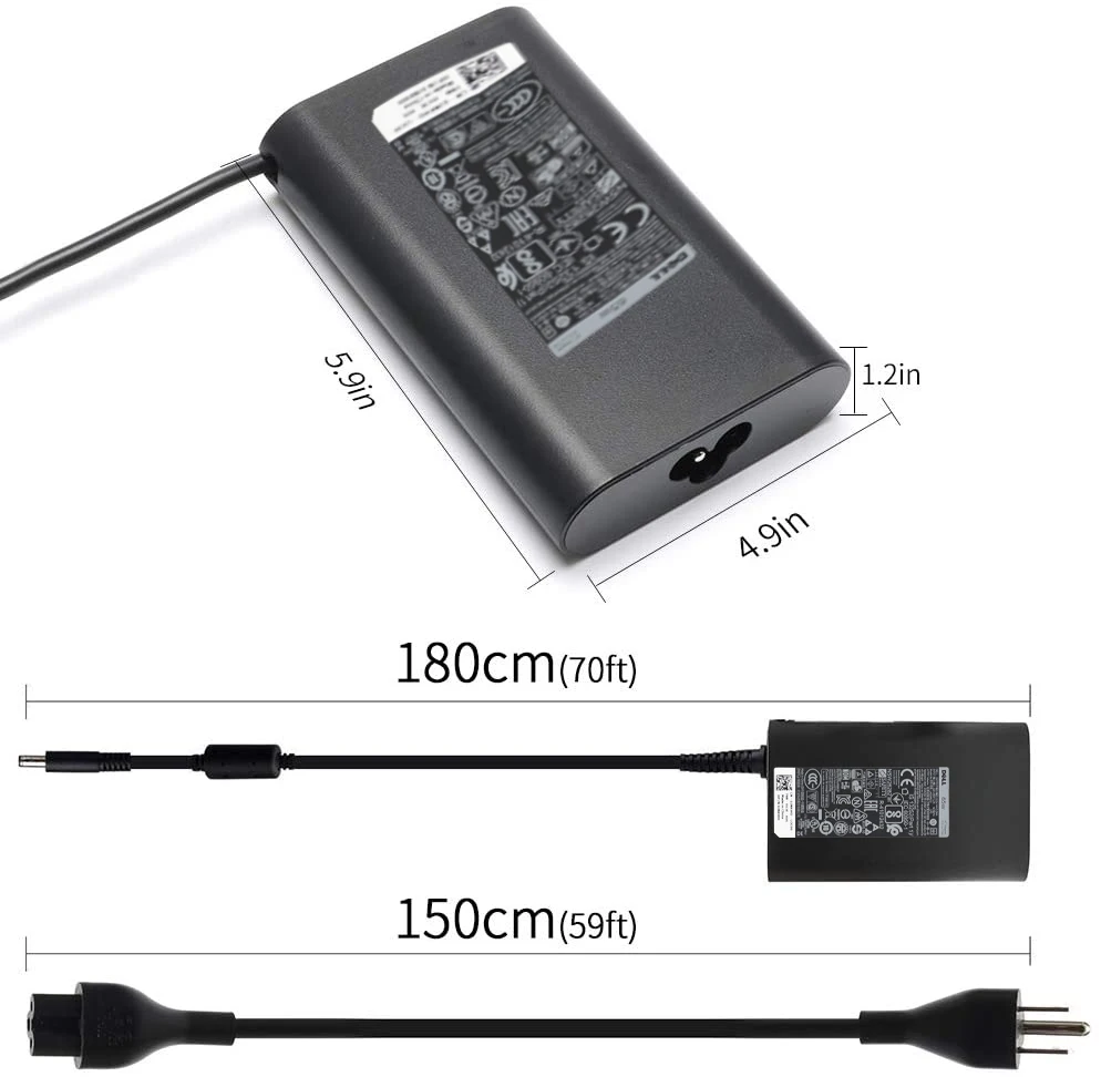 19.5v Adapter Fit For Dell Monitor 