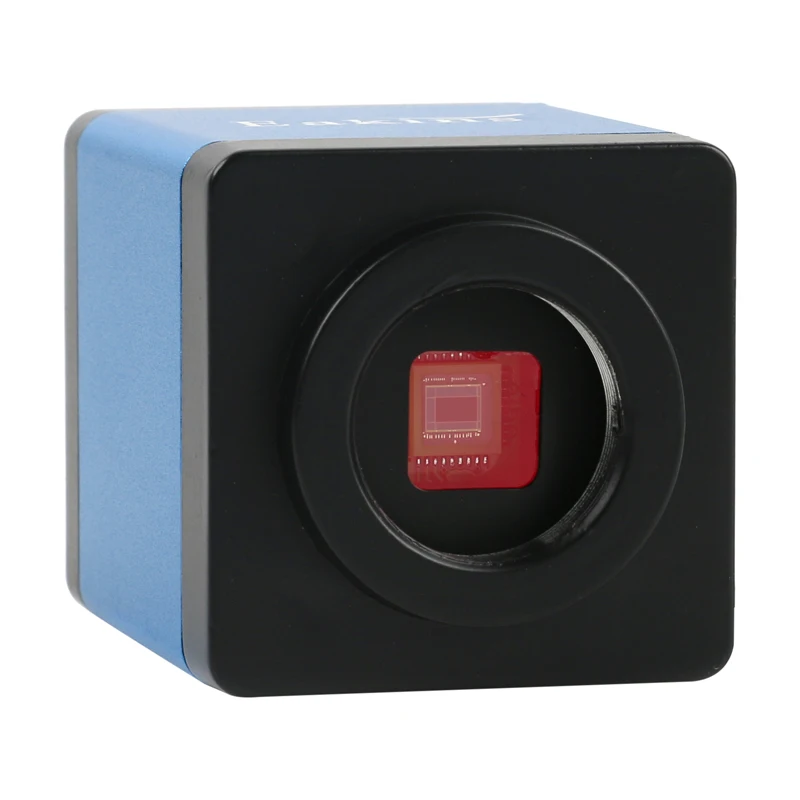  720P HDMI VGA Industrial Digital Video Microscope Camera +100X 180X 300X C mount Lens+56 LED Ring L