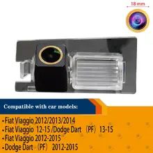 HD 1280x720p Золотая камера задняя фотокамера для Fiat Viaggio 2012 2014 Dodge