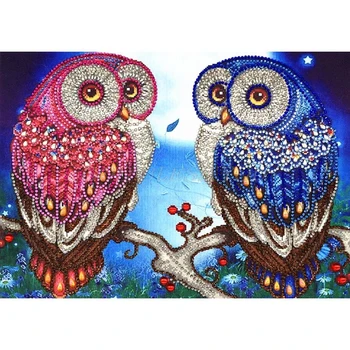 

Cute Owl 5D Special Shaped Diamond Painting Embroidery Needlework Rhinestone Crystal Cross Craft Stitch Kit DIY Drop Shipping