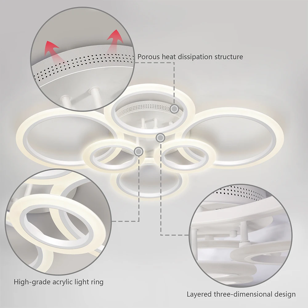 Tania Circle Ceiling Light