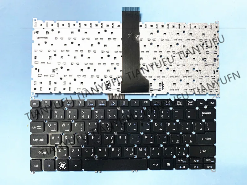 

ARABIC NEW v5-122 KEYBOARD For ACER V5-122 V3-371 V5-122P V5-132 132P V13 AR BLACK Laptop keyboard