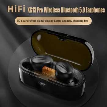 

XG13S TWS bluetooth 5.0 Wireless HIFI Earphone Stereo Waterproof Earbuds Sport Gaming Headset With Microphone Headset For iPhone