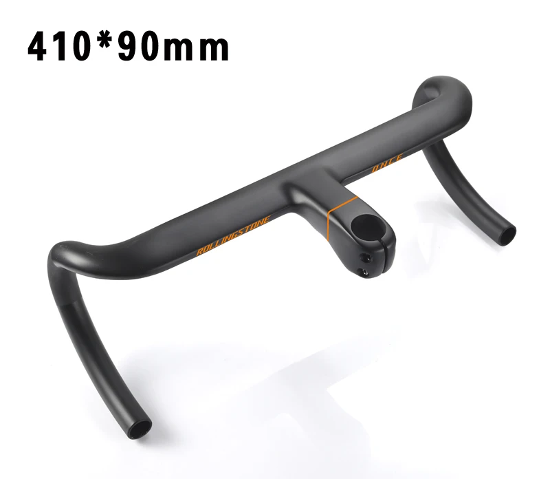 Rolling Stone Once carbon Road aero integrated stem handle bar Drop 90 мм 100 110 width39 41 42 43 см SGS|Велосипедный руль| |