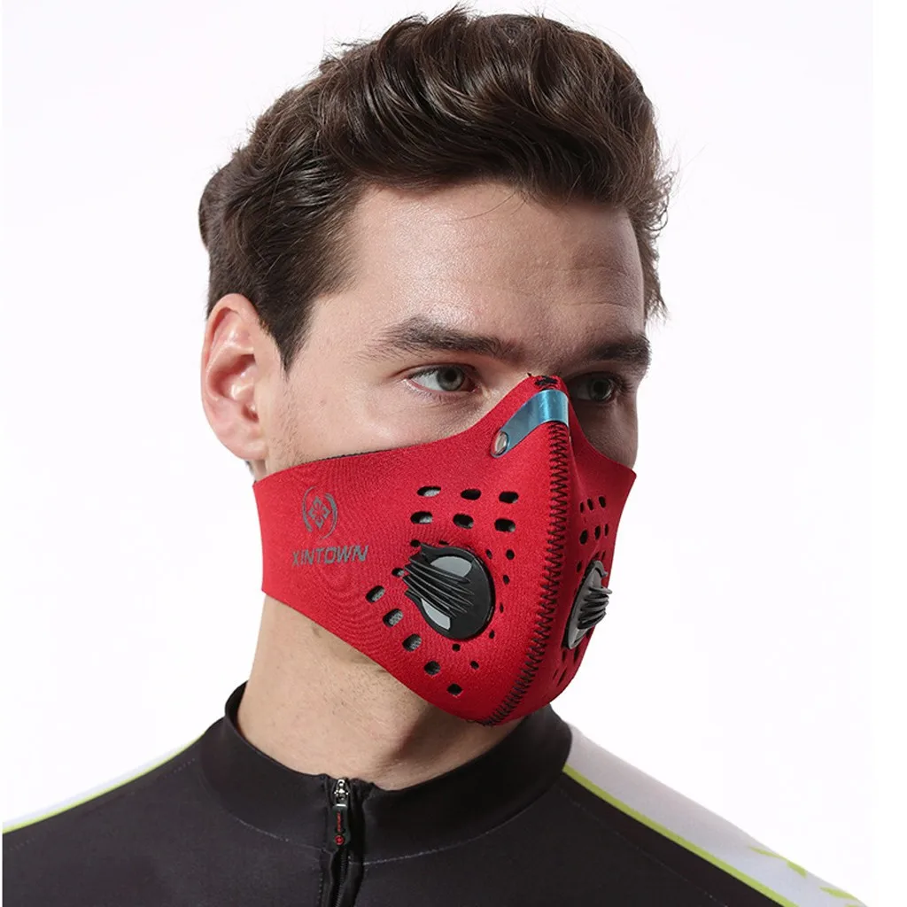 1pcs Adult Man Women Outddoor Dustproof Windproof Face Masks Activated Carbon Dust Mouth Mask Маска От Вируса Masque Mascara