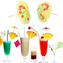 1 шт Вечерние бумажные Зонты зубочистка Свадебные луэу Коктейльные напитки