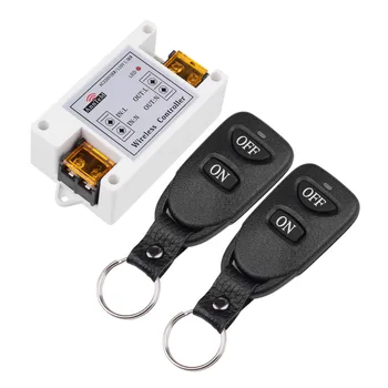 

AC 110V 220V RF 1CH 40A Wireless Remote Control Switch Receiver + Transmitter For Water Pump LED Light Industrial Equipment