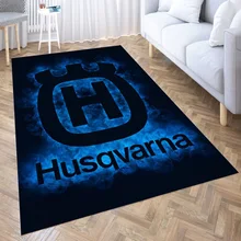 Husqvarna 3D Printing Room Bedroom Anti-Slip Plush Floor Mats Home Fashion Carpet Rugs New Dropshipping