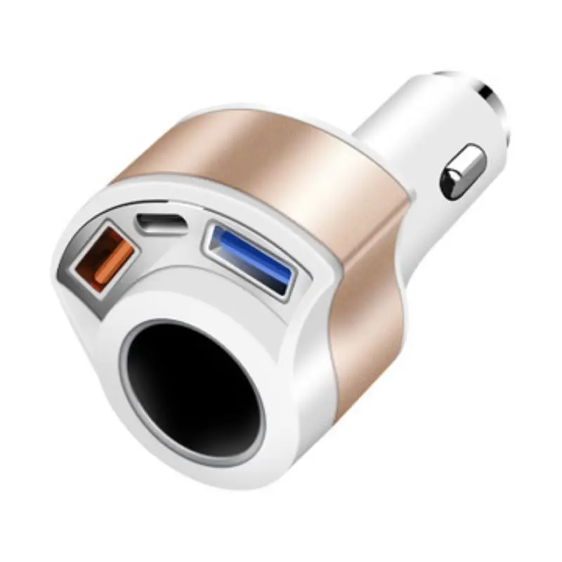 Автомобильное зарядное устройство с двумя USB портами QC3.0A|Зажигалка| |
