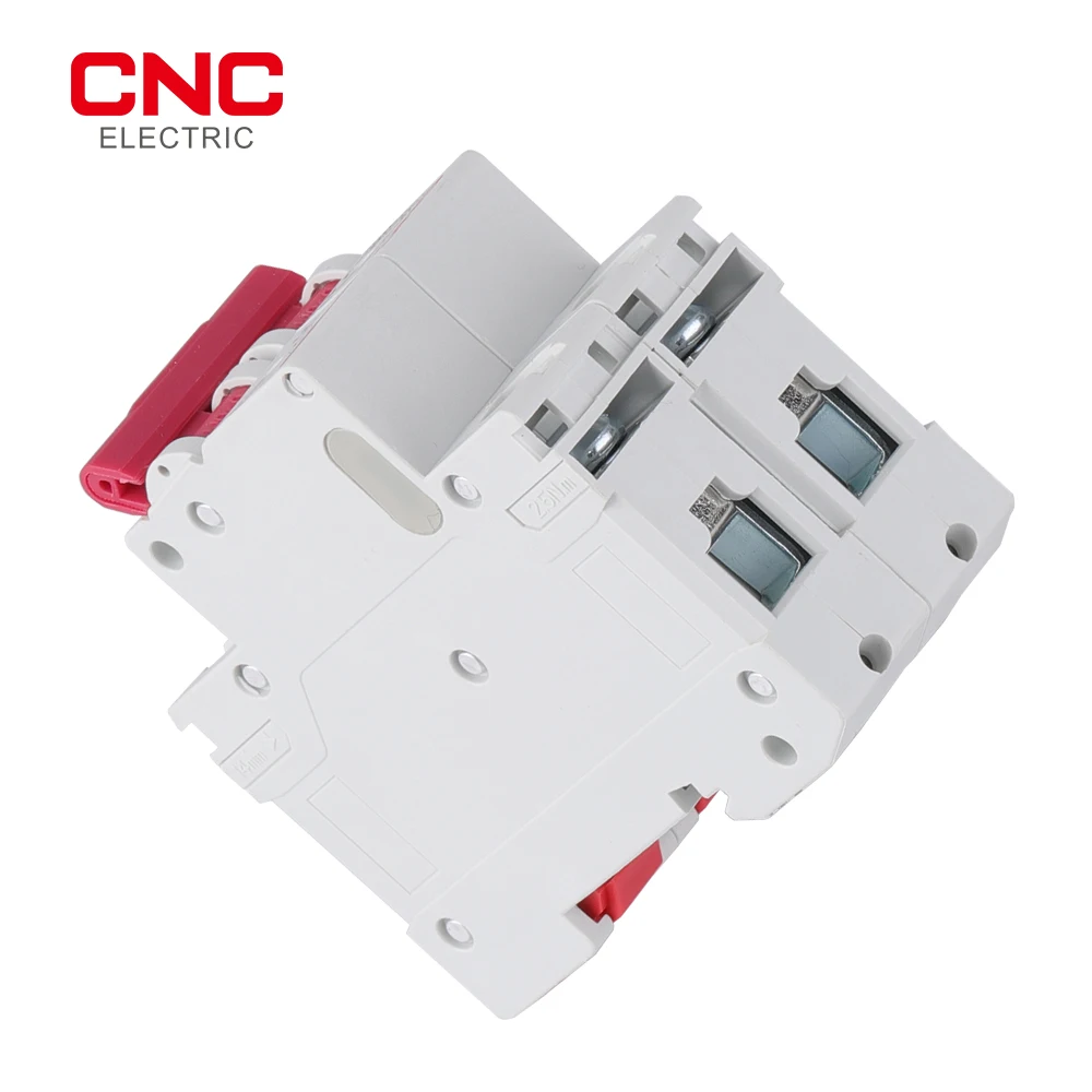 CNC 2P DC MCB 6KA 500V Mini Circuit Breaker 16A 20A 25A 32A 40A 50A DC MCB for PV System