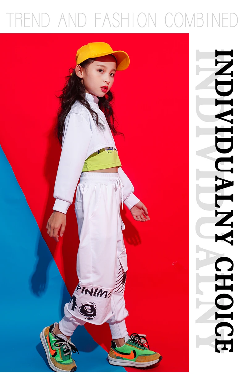 New Arrival 2019 Hip Hop 3 Pcs Sets Cotton Teenage Girls Street Dance Clothing Crop Tops Pants Vest Jazz Streetwear Sports Suits (8)