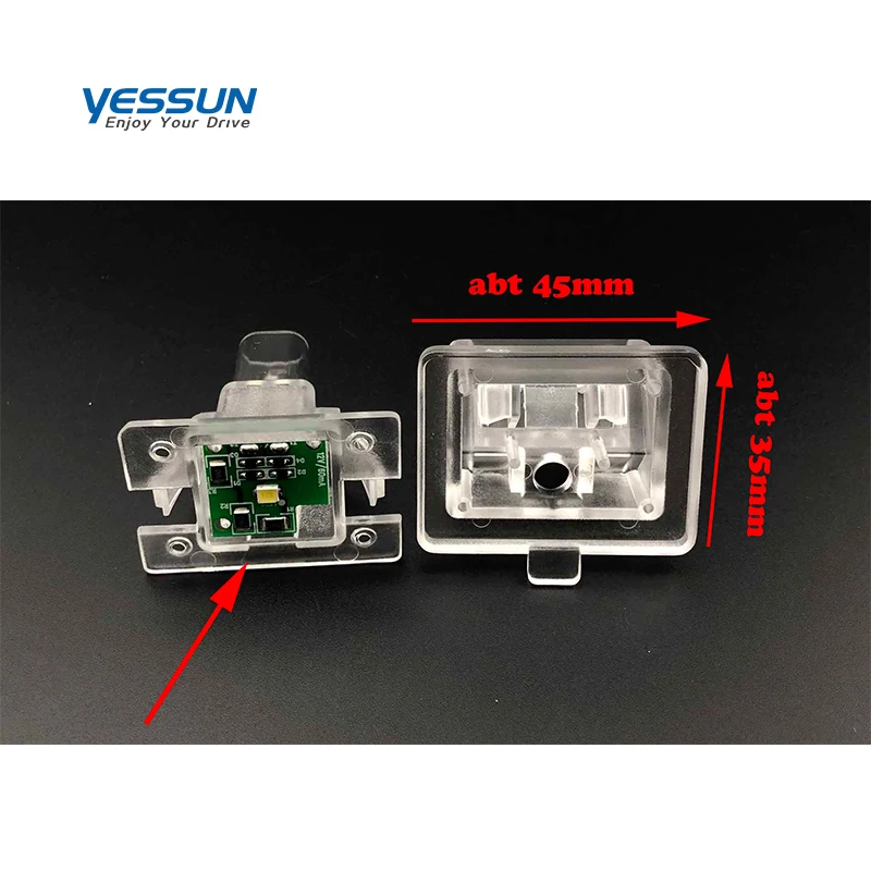 Yessun аксессуары для mercedes w205 Автомобильная камера заднего вида IP67 DC 12V для Mercedes Benz W205 sedan