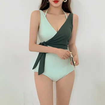 

Swimming Suit For Women Swimsuit 2019 1 Piece Woman Rashguard Female Swimsuits Badpak Plus Size Swimwear Japan Korea New One Ins