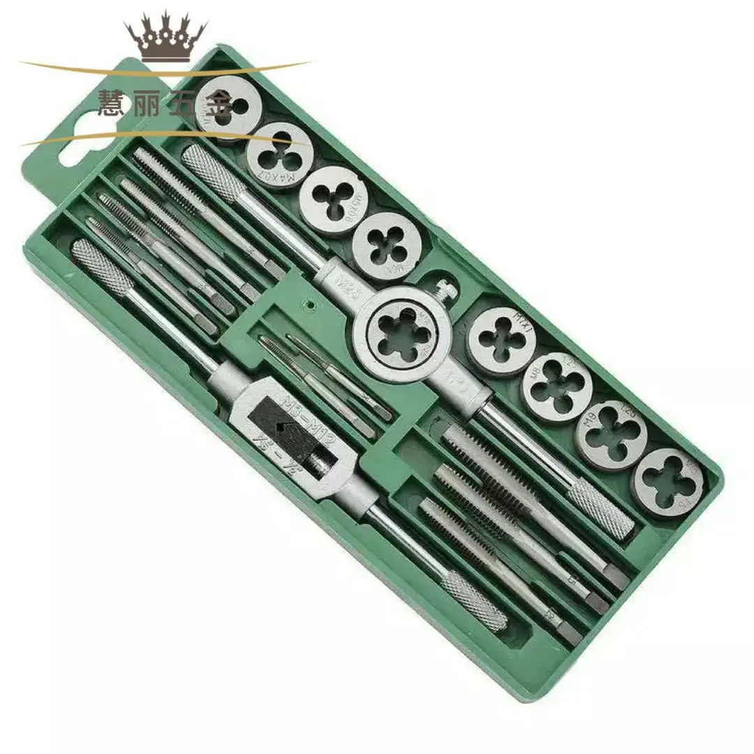 

Manufacturers Direct Selling Metric 20 Pc Tap And Screw Die Suite Alloy Steel 20 Pieces Tap Threading Die Set