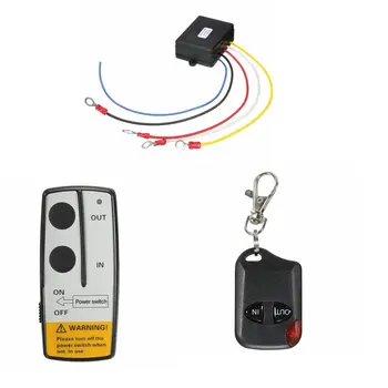 

12V 50ft Car Smart Winch Wireless Remote Control Switch Set For Jeep Truck ATV Indicator Light Universial 315mhz