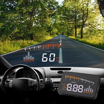 

Car HUD head-up display car universal digital projector Display Scanner Speed Fuel Warning Alarm Data Diagnostic Tool