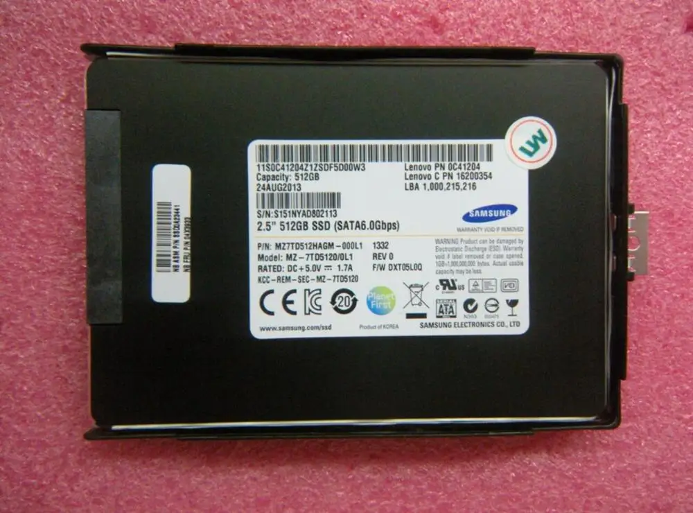 Новый оригинальный Lenovo Thinkpad X240S X240 T440P T440S T440 W540 T540P W541 твердотельный жесткий диск 2