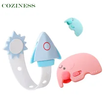 

COZINESS Baby Safety Drawer Lock Children Safety Lock Anti-Pinch Hand Locks Refrigerator Door Cabinet Lock 3 PCS Special Offer