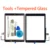 Новый для iPad 9.7 (Версия 2018) 6 6th Gen A1893 A1954 Сенсорный Экран Digitizer Glass С Кнопкой Home +Инструменты+Закаленное Стекло
