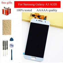 Для samsung Galaxy A3 A320 lcd A320FL A320F полный сенсорный экран сенсор+ ЖК-дисплей модуль в сборе