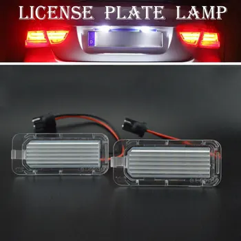 

2pcs Car LED License Plate Light For Ford Focus Mondeo Fiseta 6500K Truck License Number Plate Lamp Auto Parts