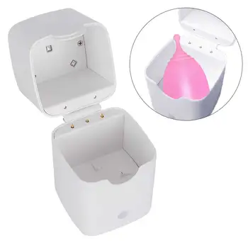 

Portable One-Button Operation Electric Menstrual Cup Nipple Sterilizer Bacteria Fast Disinfection Machine Appliance Sterilizer